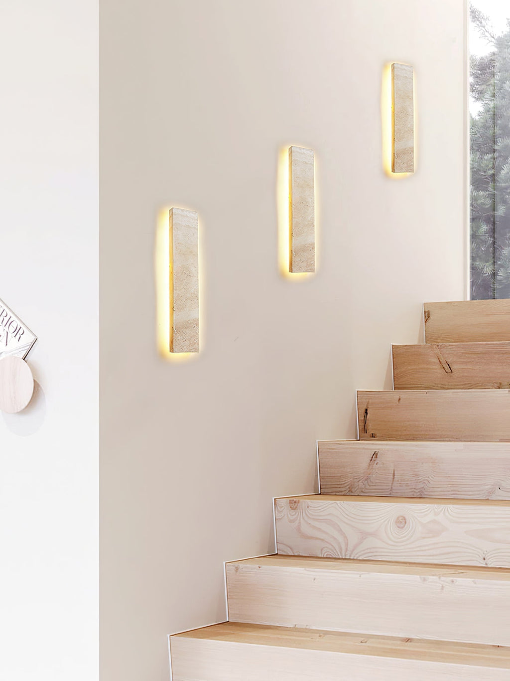 Sorrelaelle Travertine Wall Light-Moonnatur