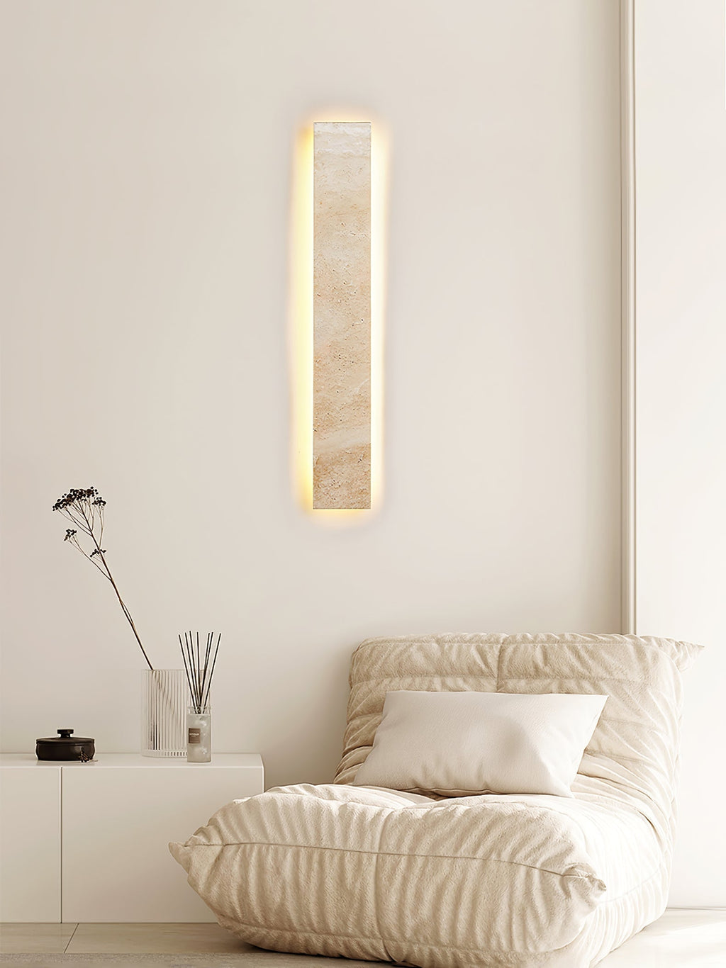 Sorrelaelle Travertine Wall Light-Moonnatur