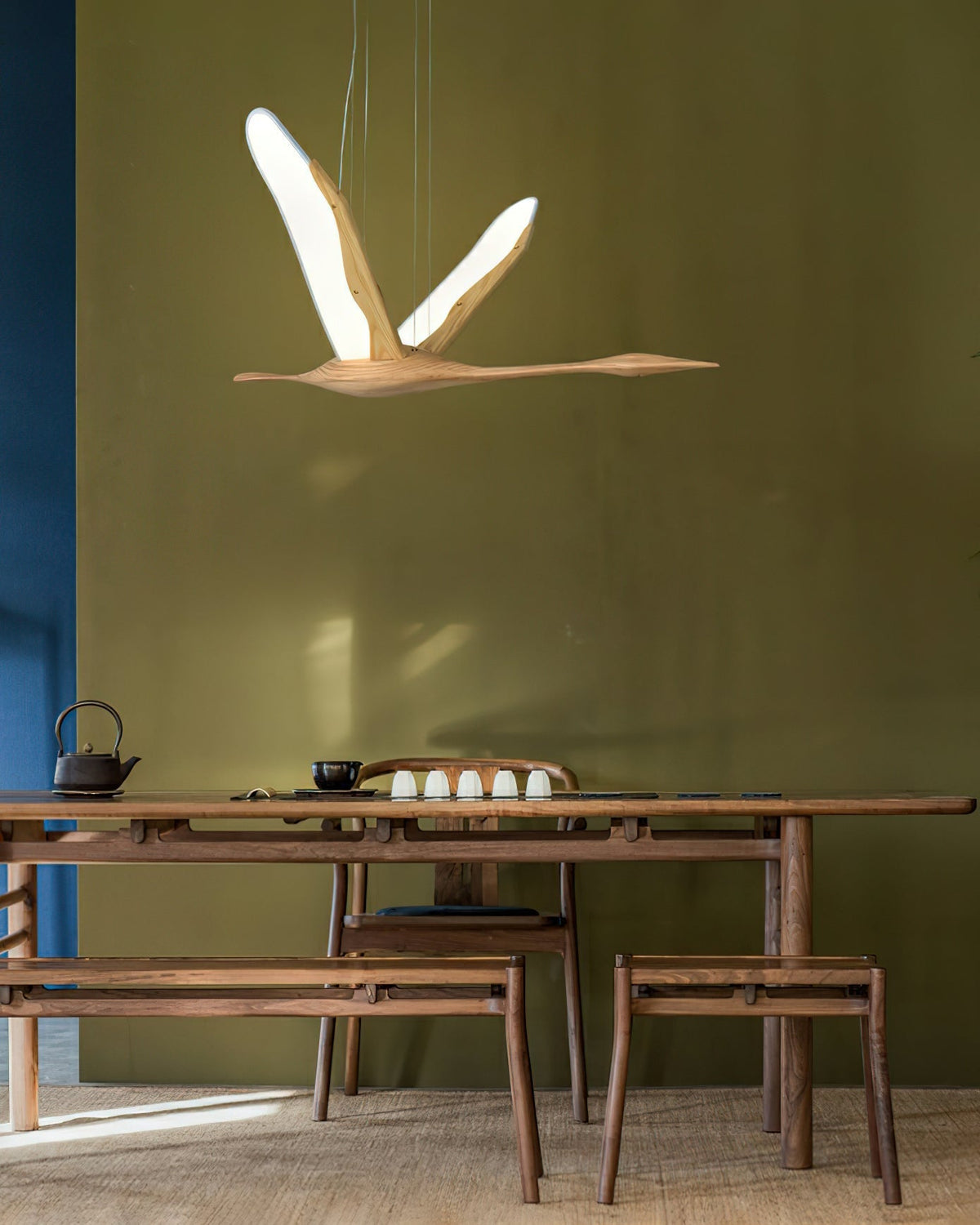 Davenenna Wood Pendant Light-Moonnatur