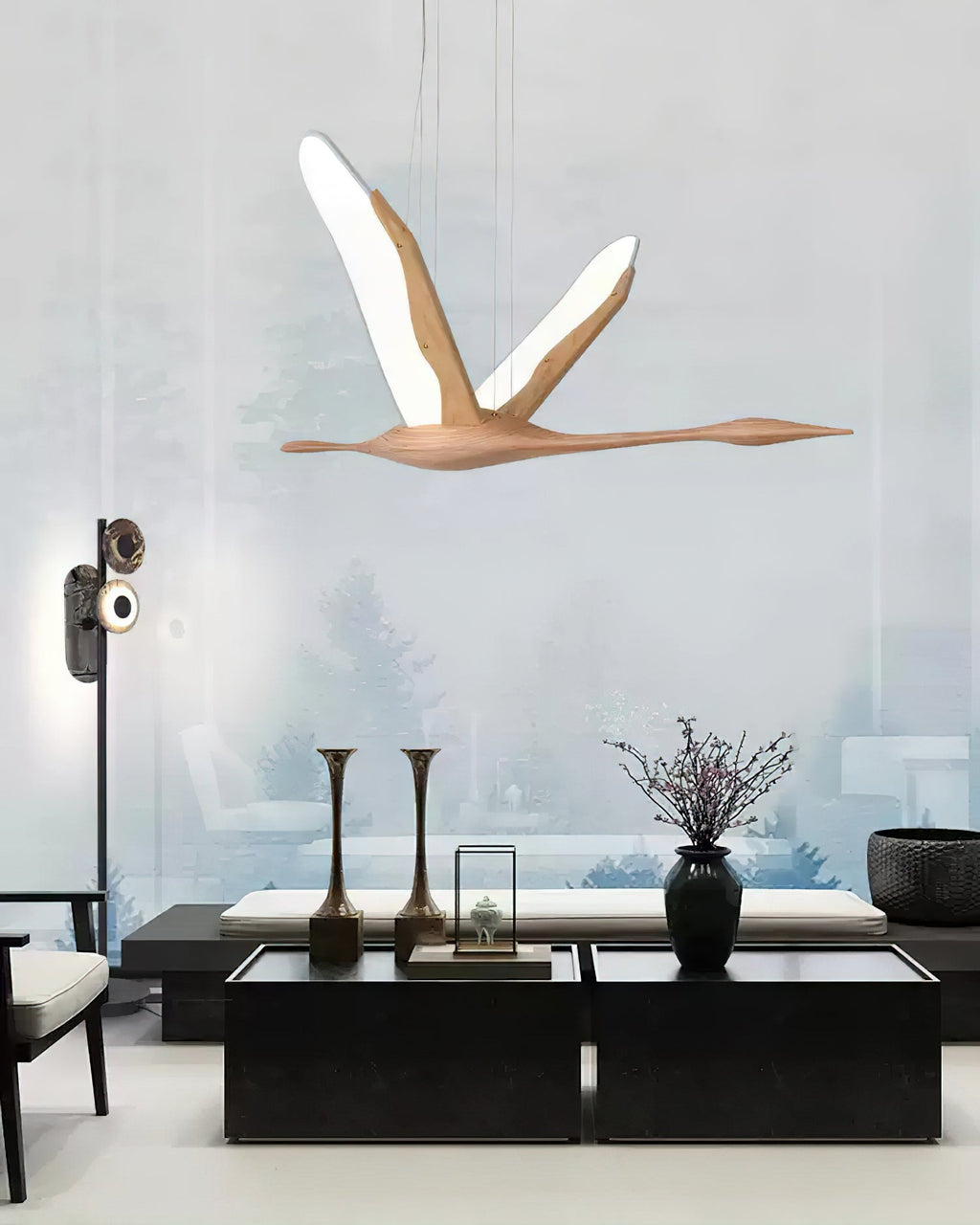 Davenenna Wood Pendant Light-Moonnatur