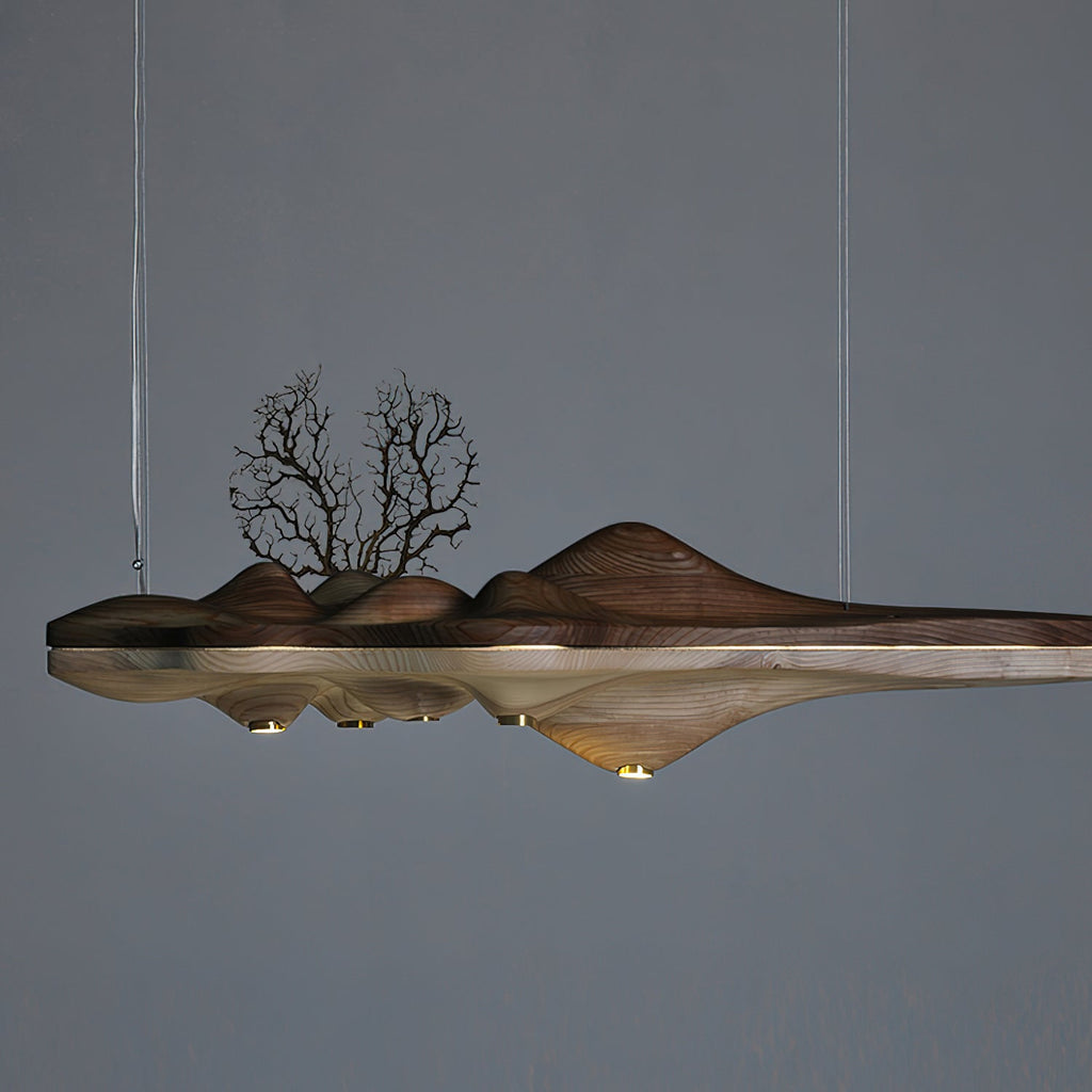Levenera Wood Pendant Light-Moonnatur