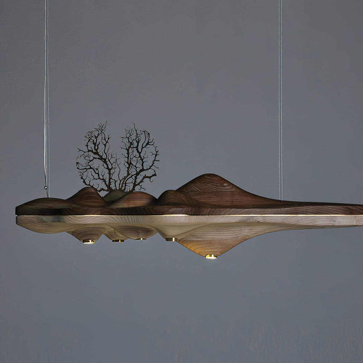 Levenera Wood Pendant Light-Moonnatur