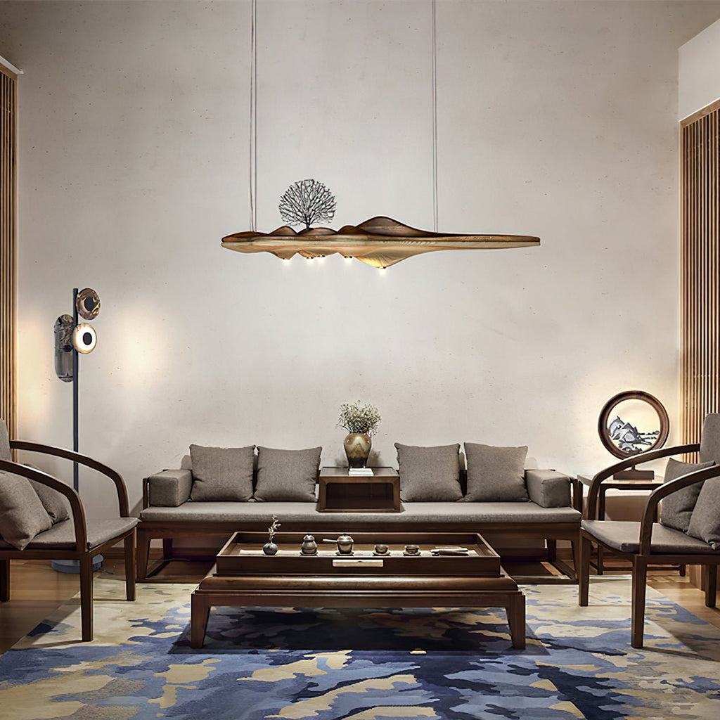 Levenera Wood Pendant Light-Moonnatur