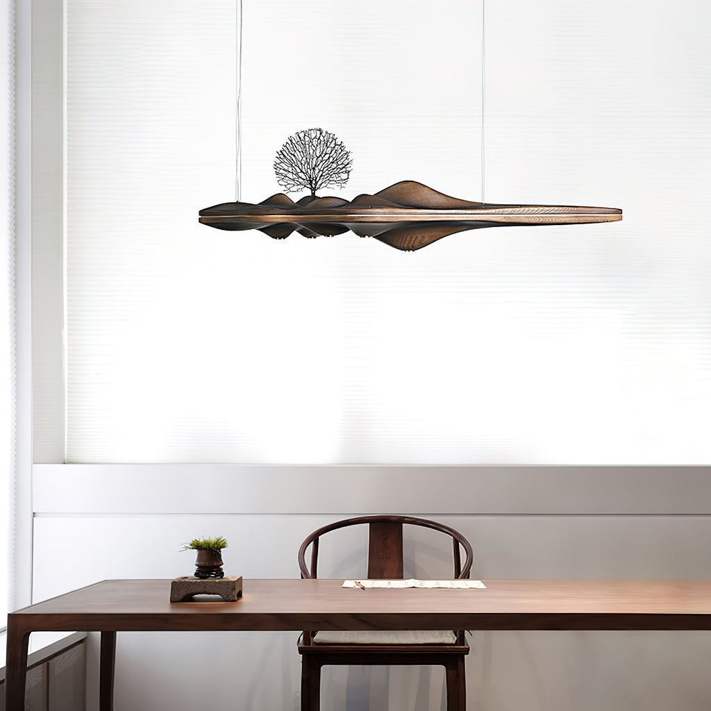 Levenera Wood Pendant Light-Moonnatur