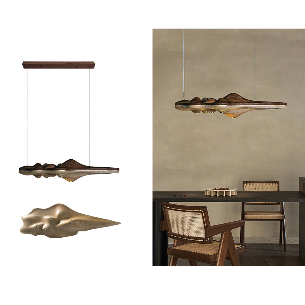 Levenera Wood Pendant Light-Moonnatur