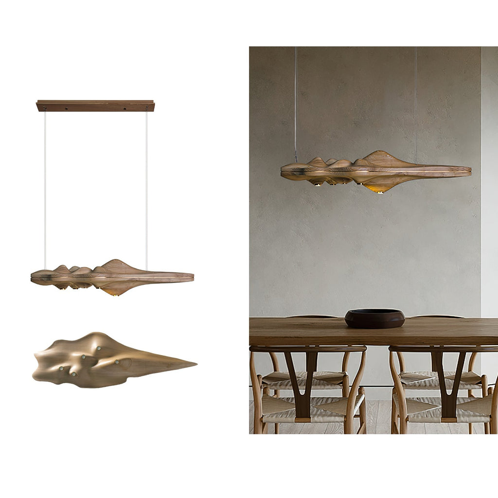 Levenera Wood Pendant Light-Moonnatur