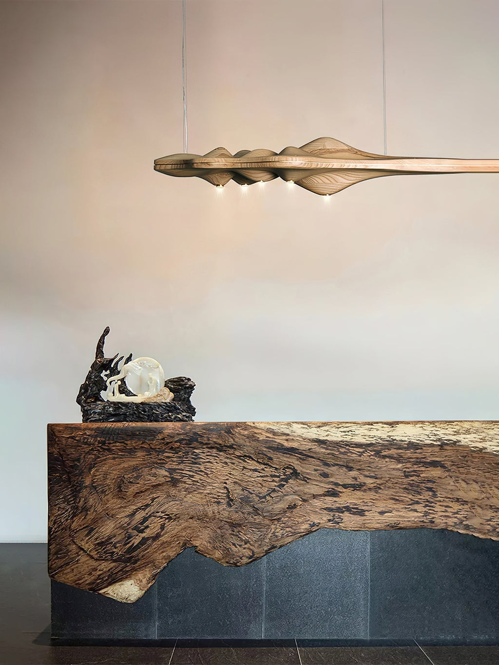 Levenera Wood Pendant Light-Moonnatur