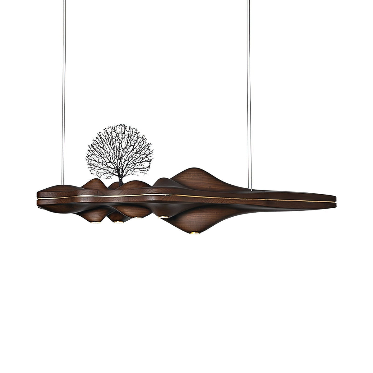 Levenera Wood Pendant Light-Moonnatur