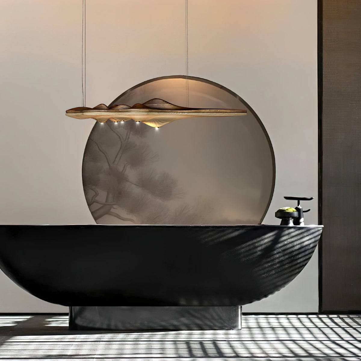 Levenera Wood Pendant Light-Moonnatur
