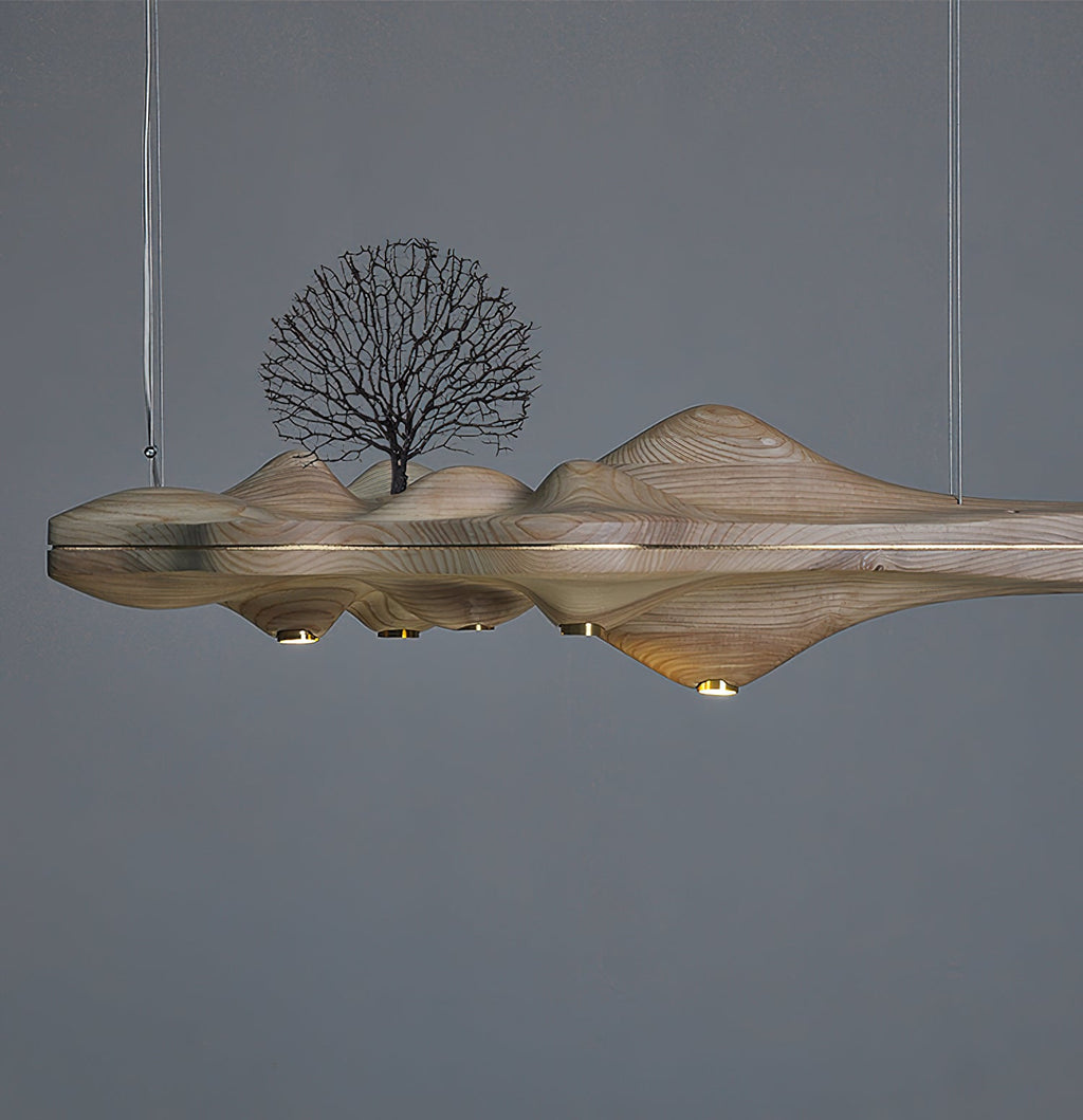 Levenera Wood Pendant Light-Moonnatur