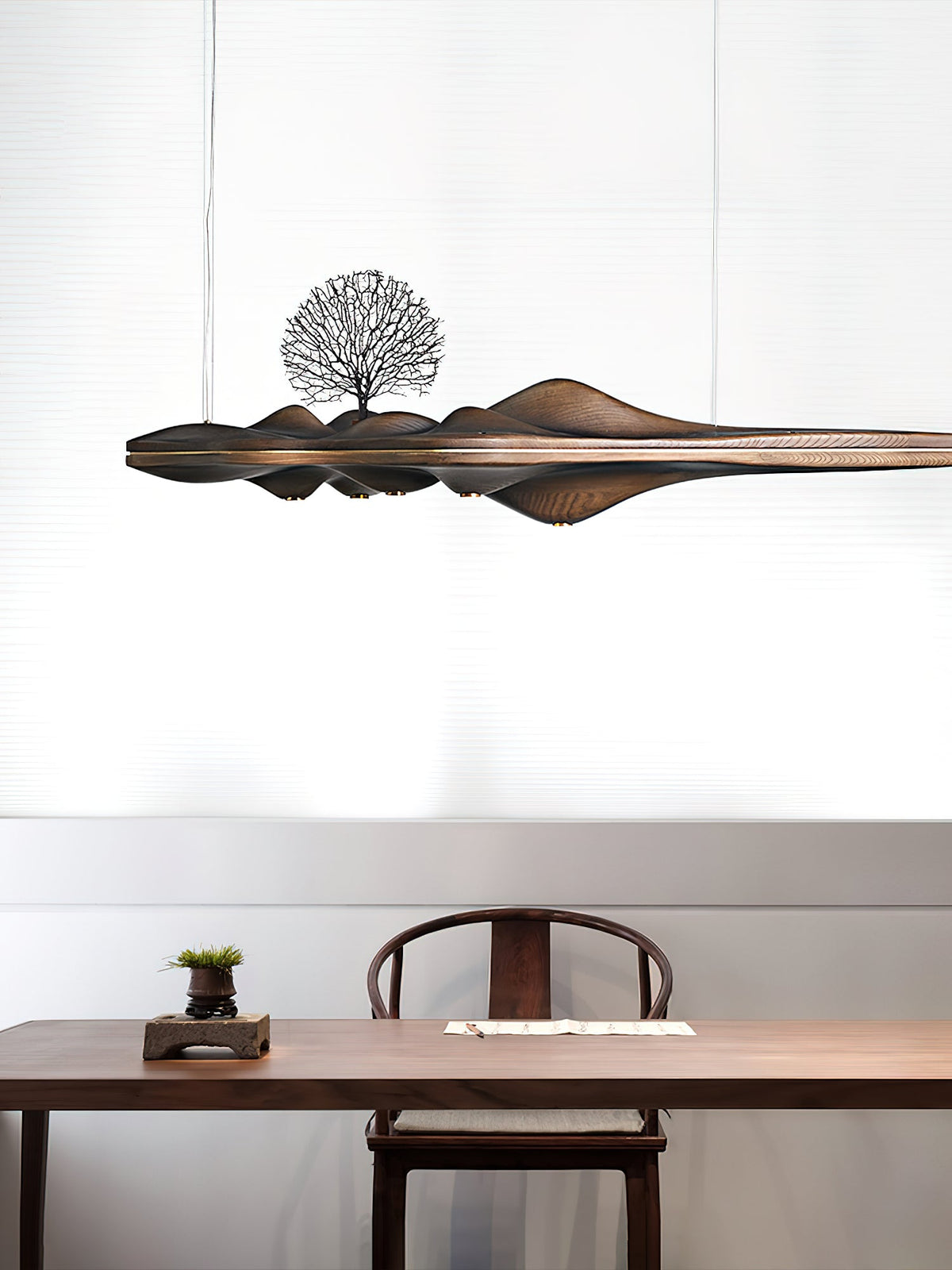 Levenera Wood Pendant Light-Moonnatur