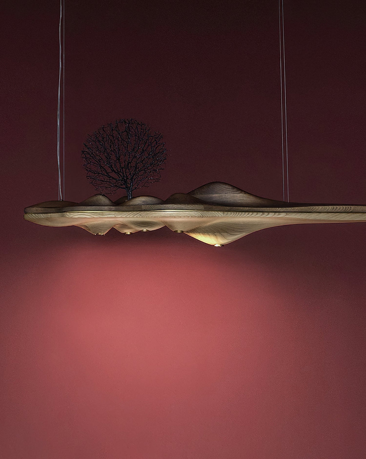 Levenera Wood Pendant Light-Moonnatur