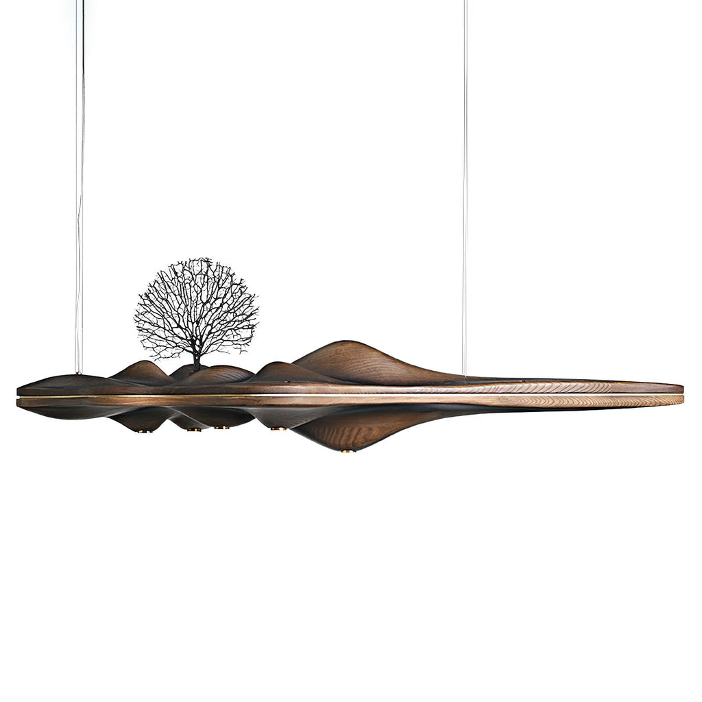 Levenera Wood Pendant Light-Moonnatur