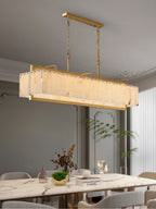 Kilvenholm Alabaster Chandelier-Moonnatur