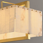 Kilvenholm Alabaster Chandelier-Moonnatur