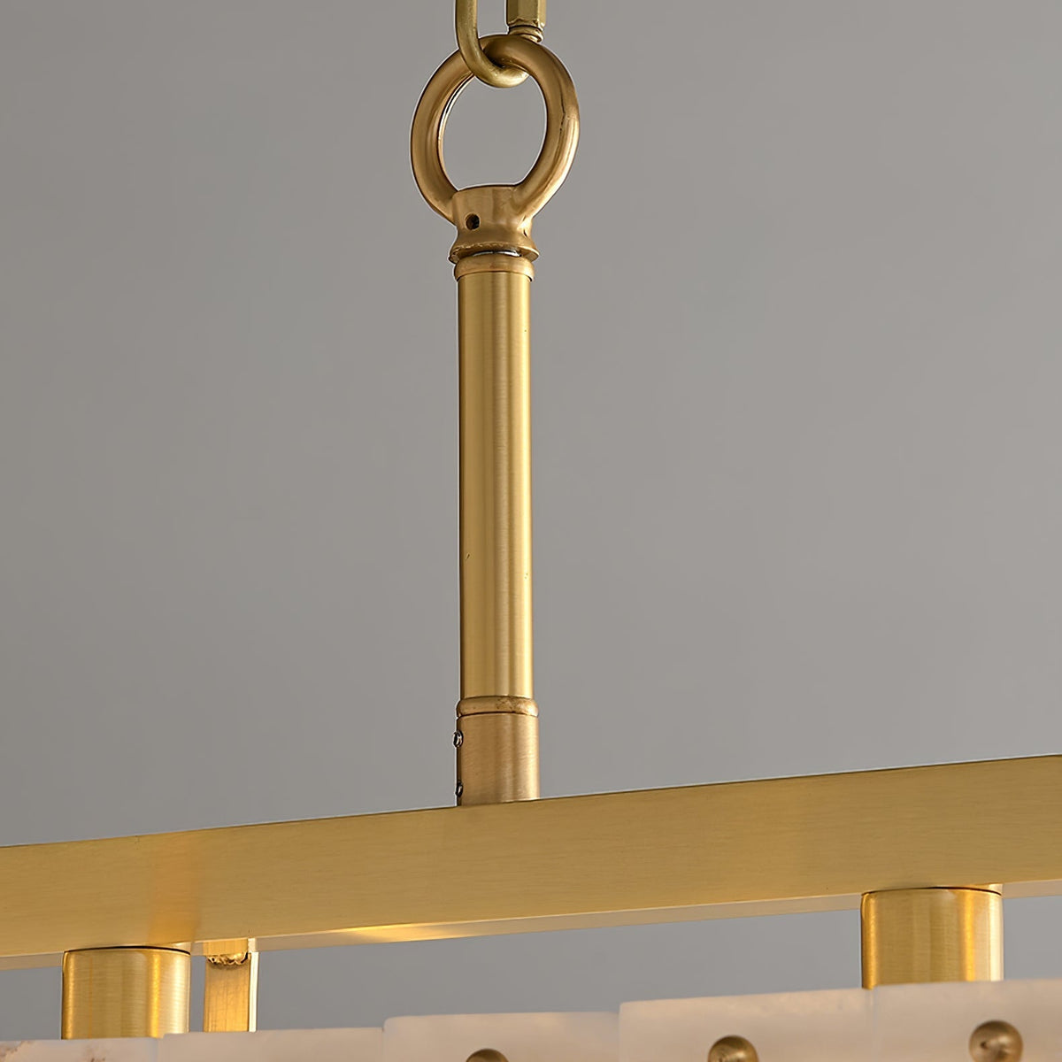 Kilvenholm Alabaster Chandelier-Moonnatur