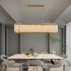 Kilvenholm Alabaster Chandelier-Moonnatur