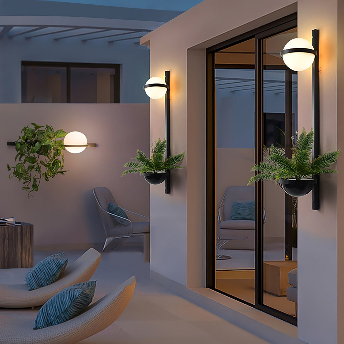 Garnelvale Acrylic Wall Light-Moonnatur