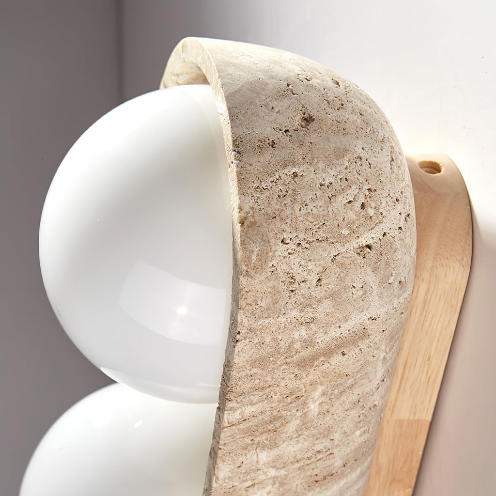 Penrelina Travertine Wall Light-Moonnatur