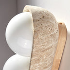 Penrelina Travertine Wall Light-Moonnatur