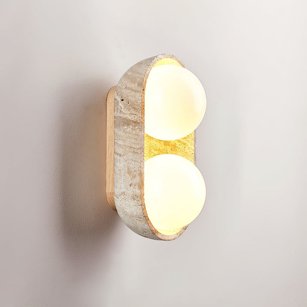 Penrelina Travertine Wall Light-Moonnatur