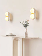 Penrelina Travertine Wall Light-Moonnatur