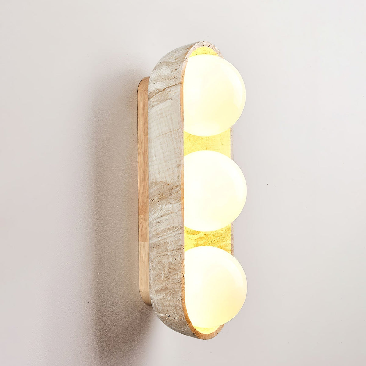 Penrelina Travertine Wall Light-Moonnatur
