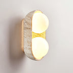 Penrelina Travertine Wall Light-Moonnatur