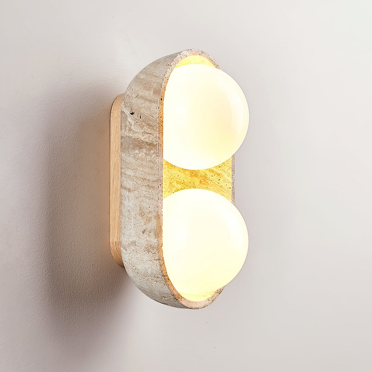 Penrelina Travertine Wall Light-Moonnatur