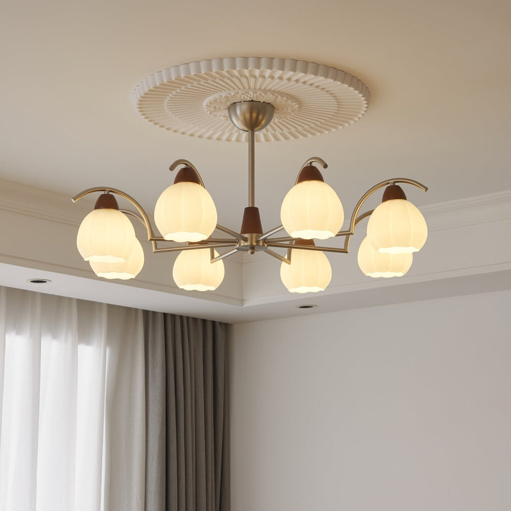 Cardenella Glass Chandelier-Moonnatur