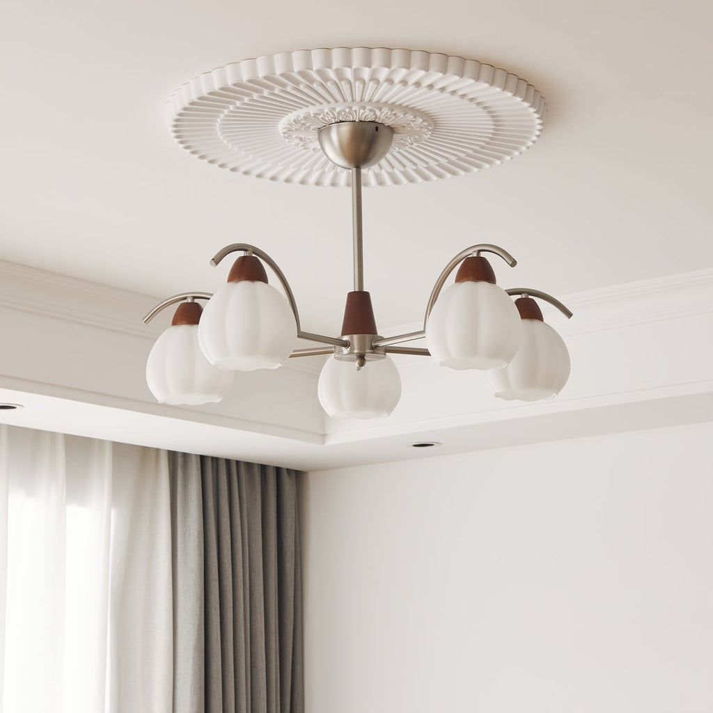 Cardenella Glass Chandelier-Moonnatur