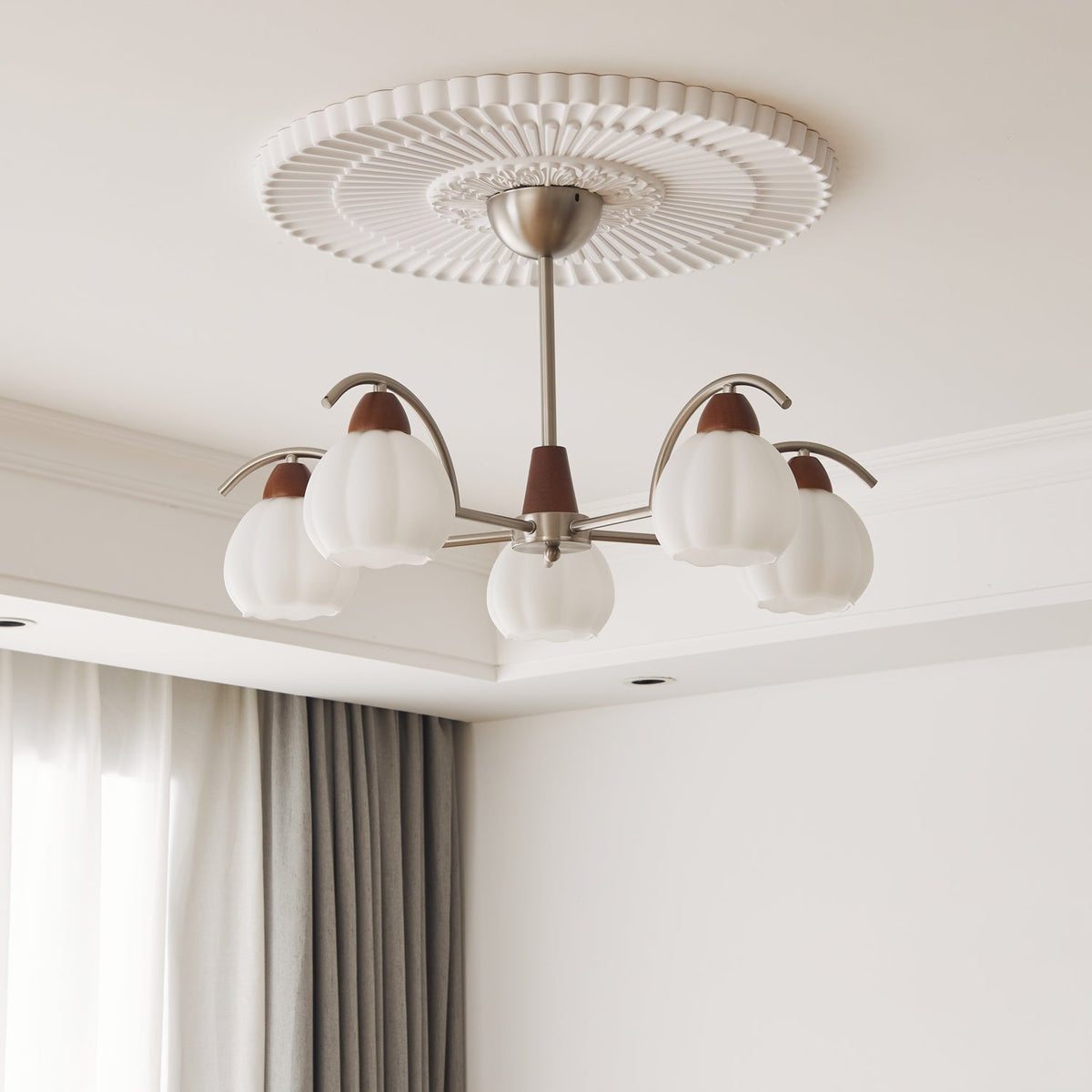 Cardenella Glass Chandelier-Moonnatur