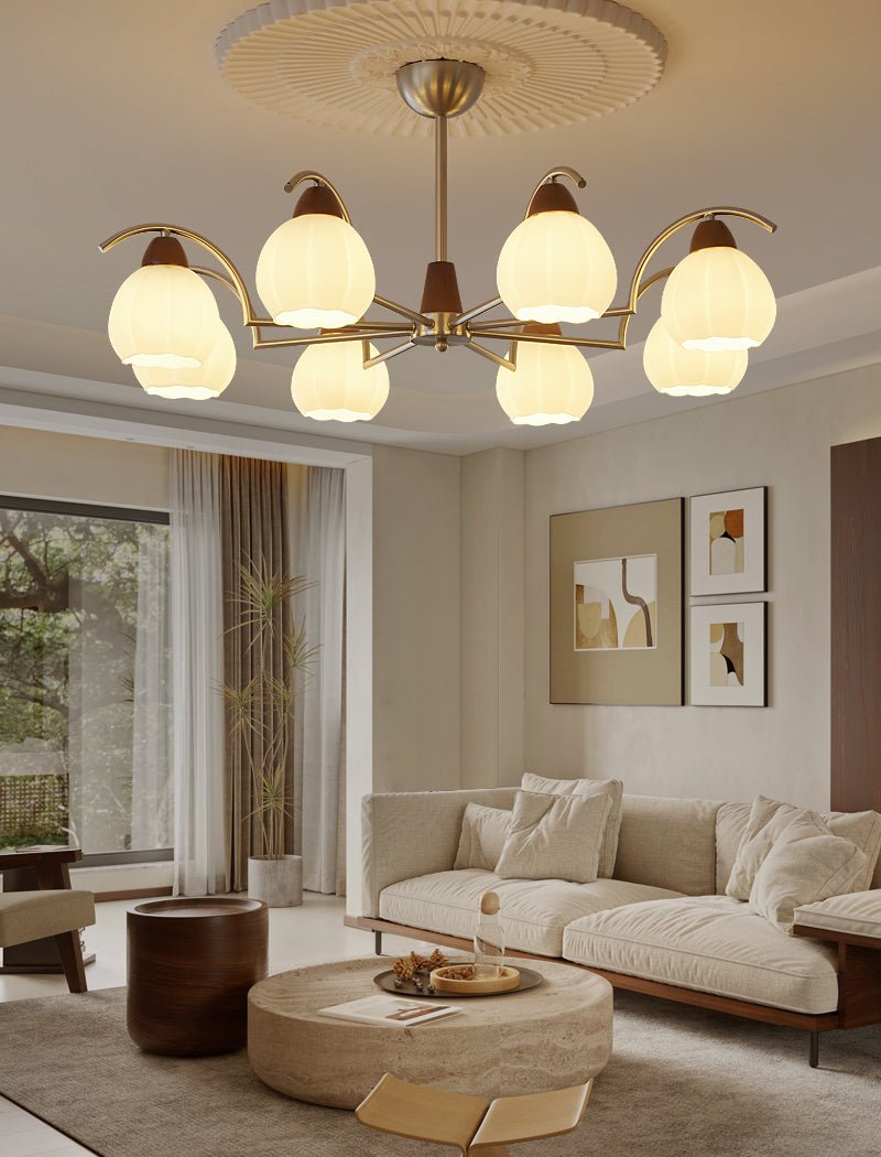 Cardenella Glass Chandelier-Moonnatur