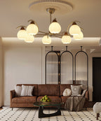 Cardenella Glass Chandelier-Moonnatur
