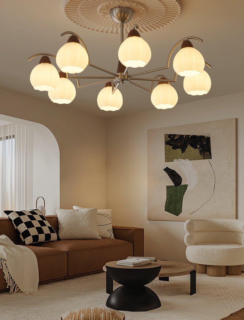 Cardenella Glass Chandelier-Moonnatur