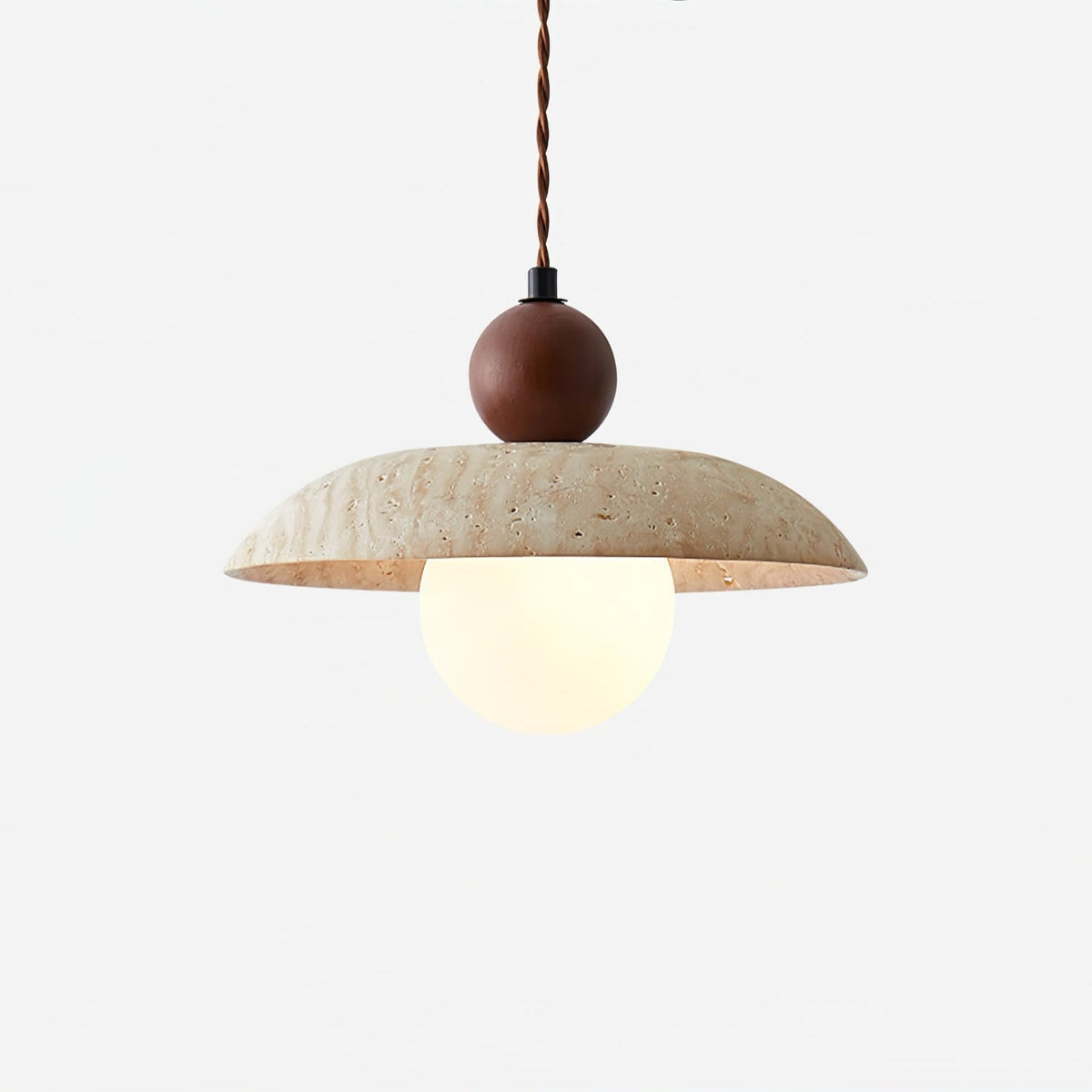Quenelonna Travertine Pendant Light-Moonnatur