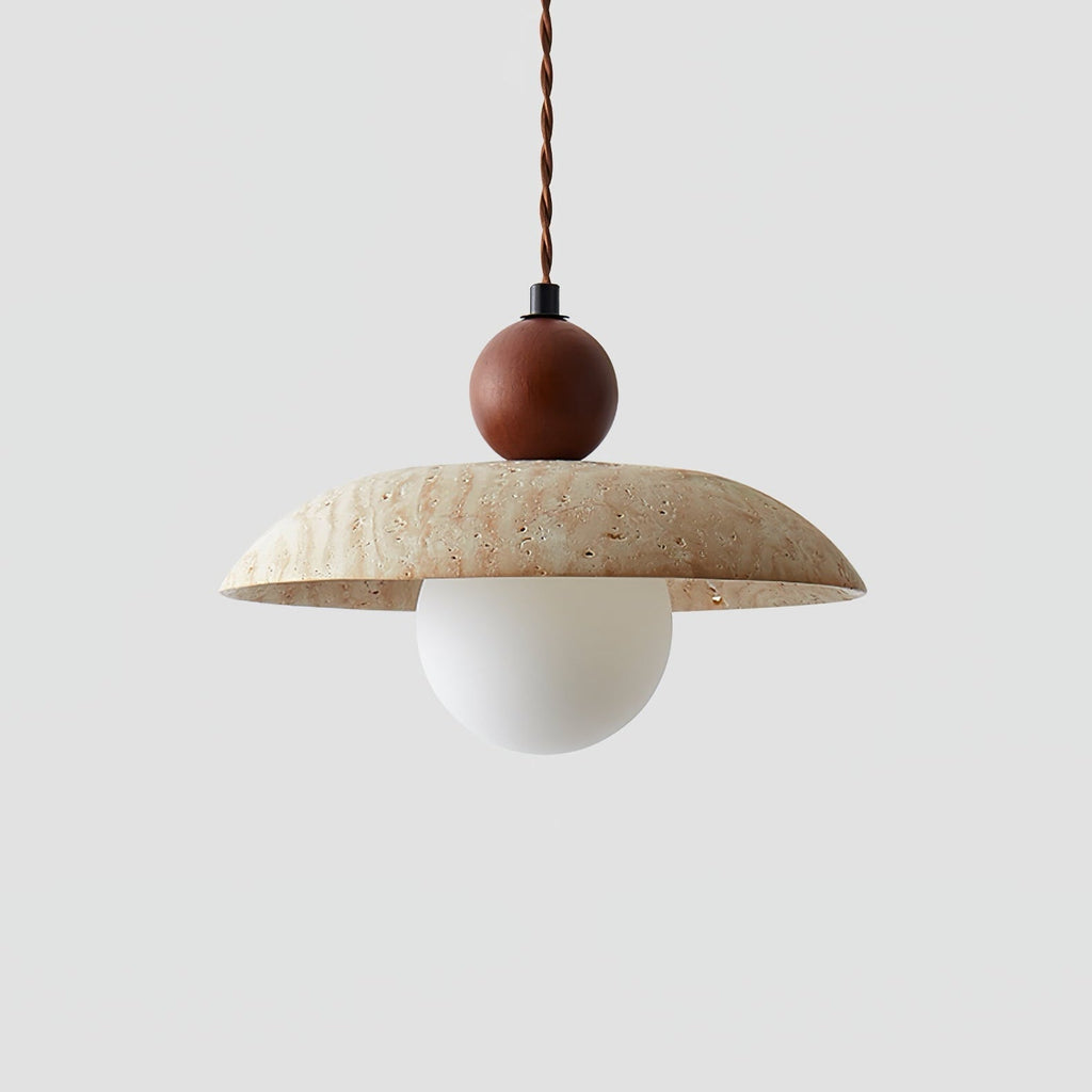 Quenelonna Travertine Pendant Light-Moonnatur
