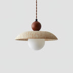 Quenelonna Travertine Pendant Light-Moonnatur