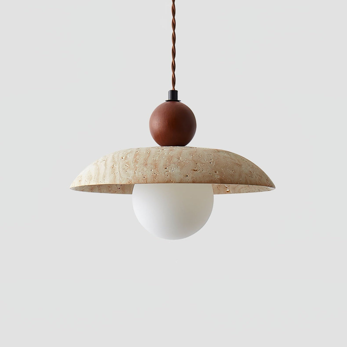 Quenelonna Travertine Pendant Light-Moonnatur
