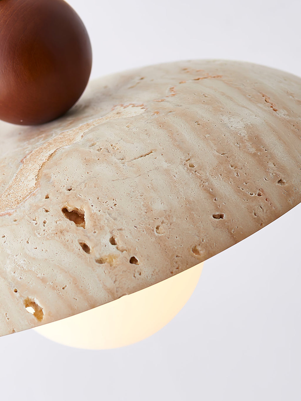 Quenelonna Travertine Pendant Light-Moonnatur
