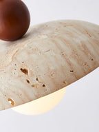 Quenelonna Travertine Pendant Light-Moonnatur