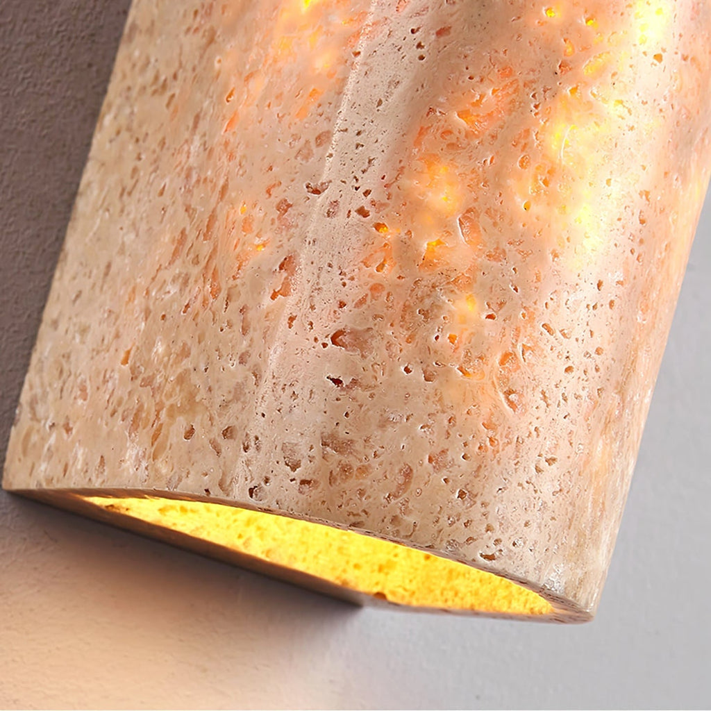 Sardenlynne Travertine Wall Light-Moonnatur