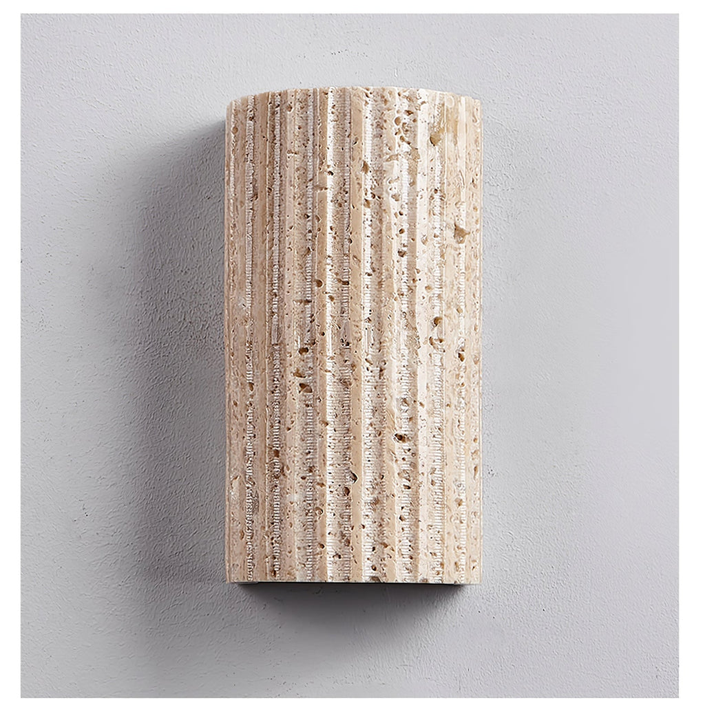 Sardenlynne Travertine Wall Light-Moonnatur