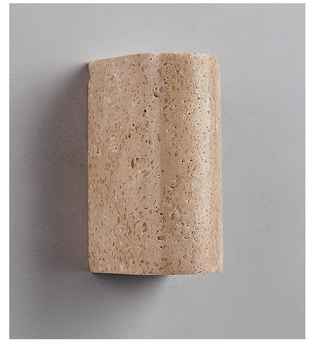 Sardenlynne Travertine Wall Light-Moonnatur