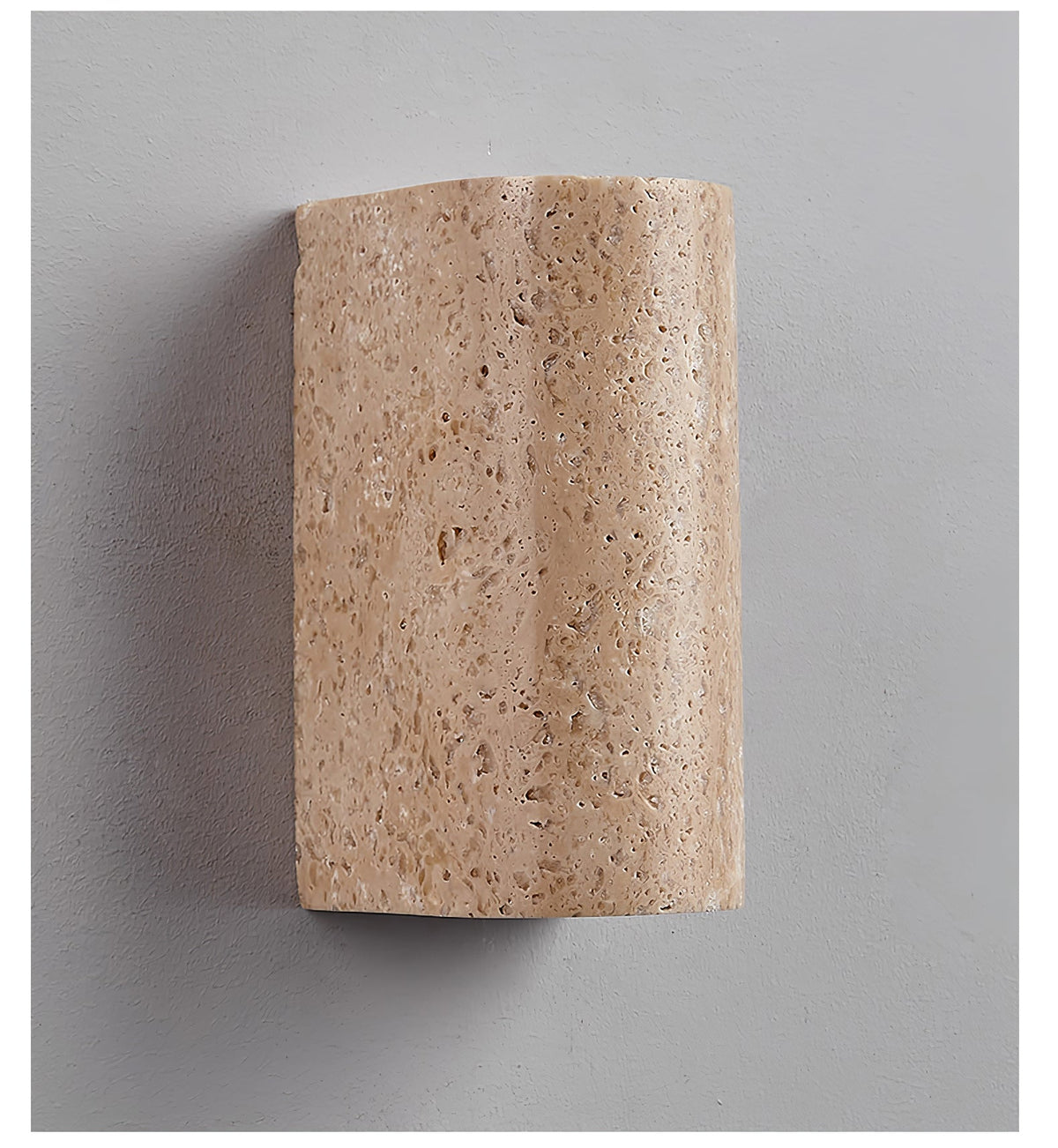 Sardenlynne Travertine Wall Light-Moonnatur