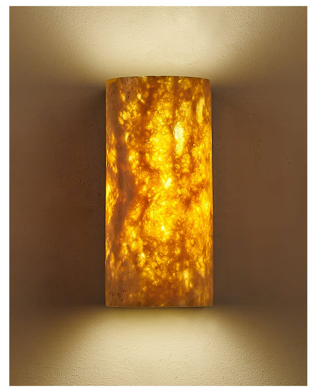 Sardenlynne Travertine Wall Light-Moonnatur