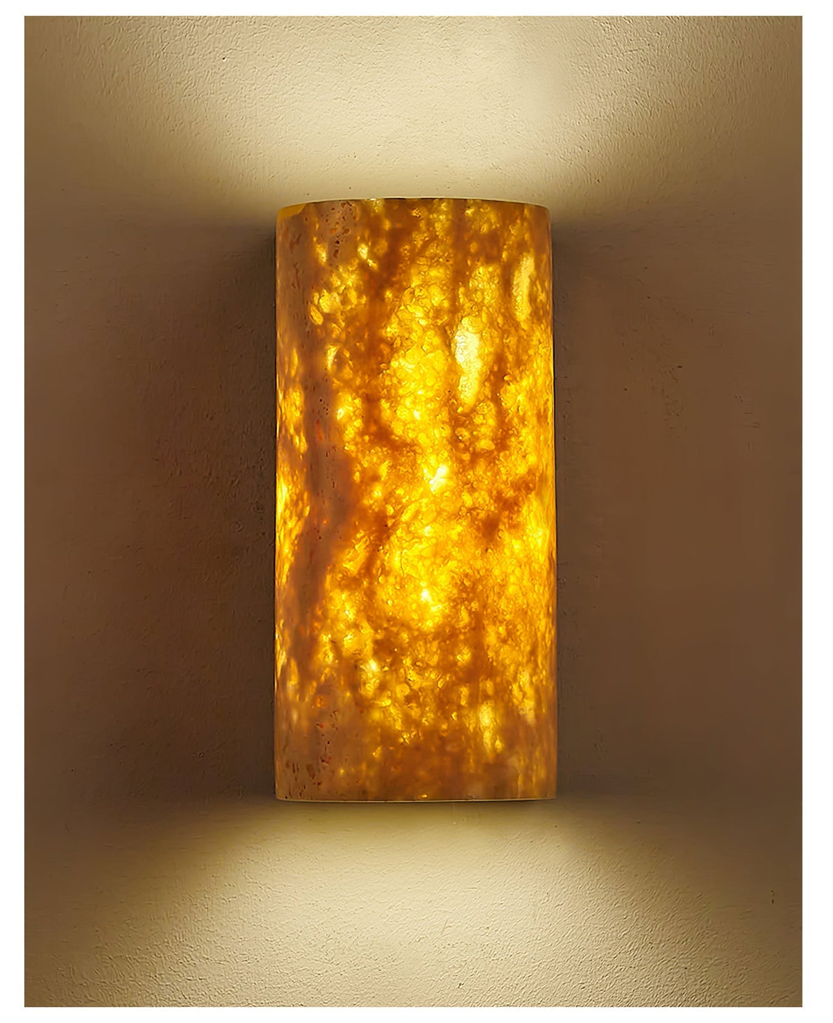 Sardenlynne Travertine Wall Light-Moonnatur