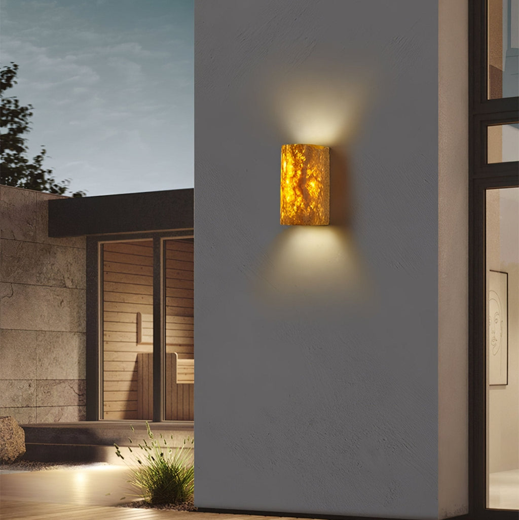 Sardenlynne Travertine Wall Light-Moonnatur