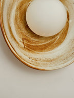 Ulenna Ceramic Wall Light-Moonnatur