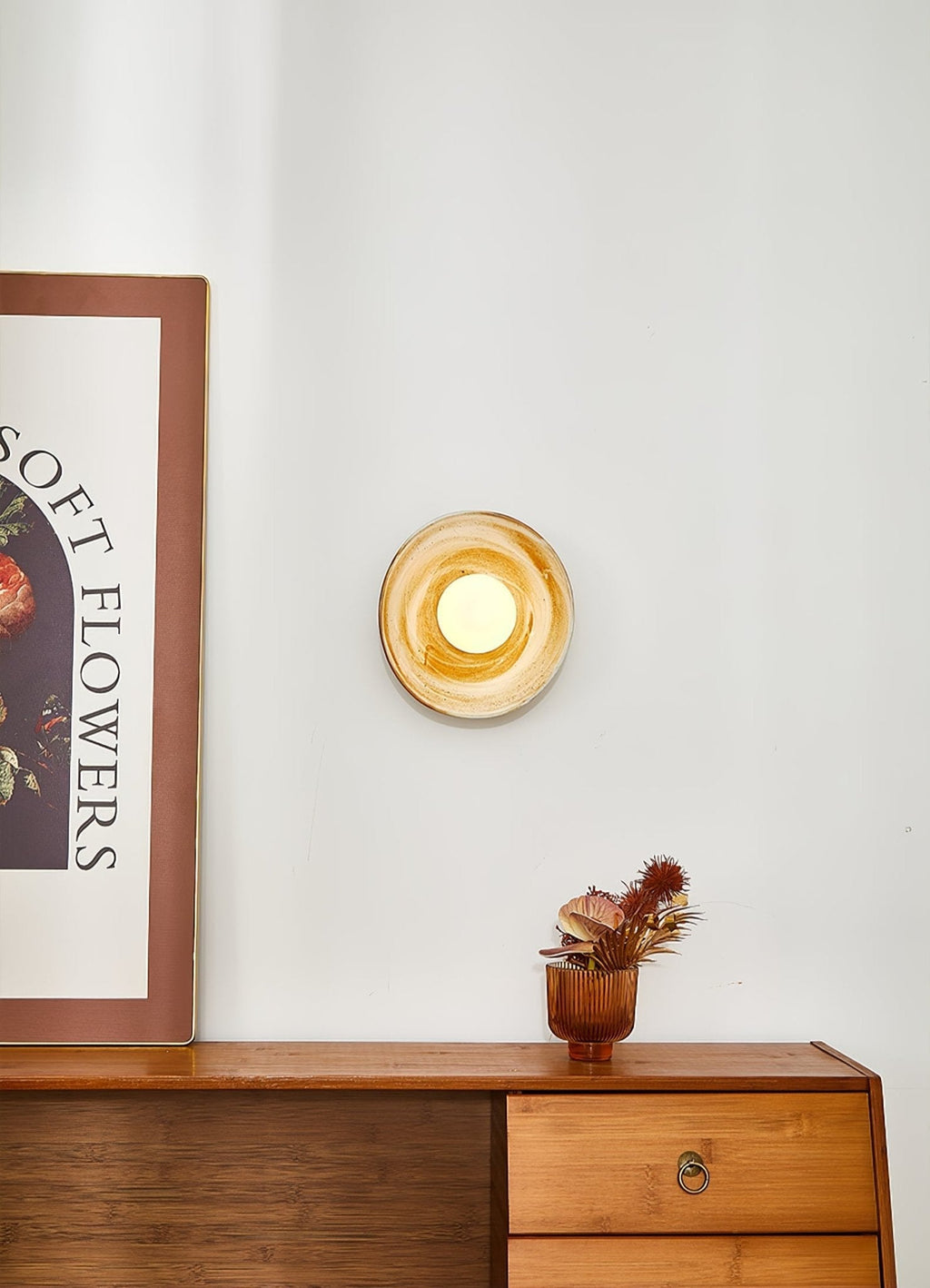 Ulenna Ceramic Wall Light-Moonnatur